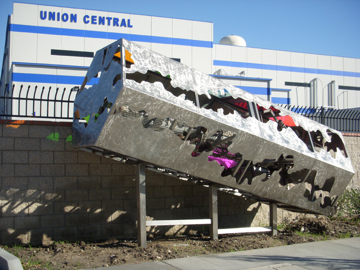 CHRIS KING'S METAL SCULPTURE