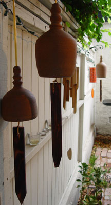 SET OF CERAMIC BELLS BY CHRIS KING