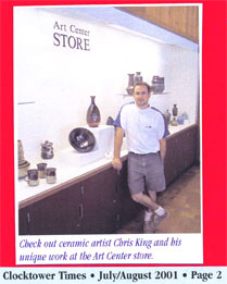 IRVINE FINE ART'S CENTER STORE FEATURING WORK BY CHRIS KING