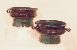 Pedestal Bowls 7" h x 10" w BY CHRIS KING