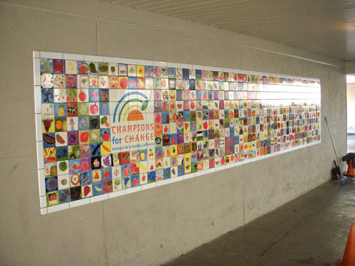 BURBANK ELEMENTARY TILE MURAL