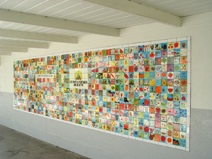 SCHOOL TILE MURALS BY CHRIS KING